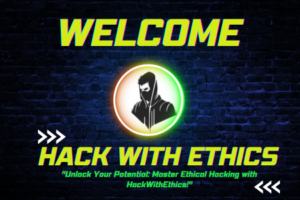 welcome to hack with ethics designed by thelegendavanish